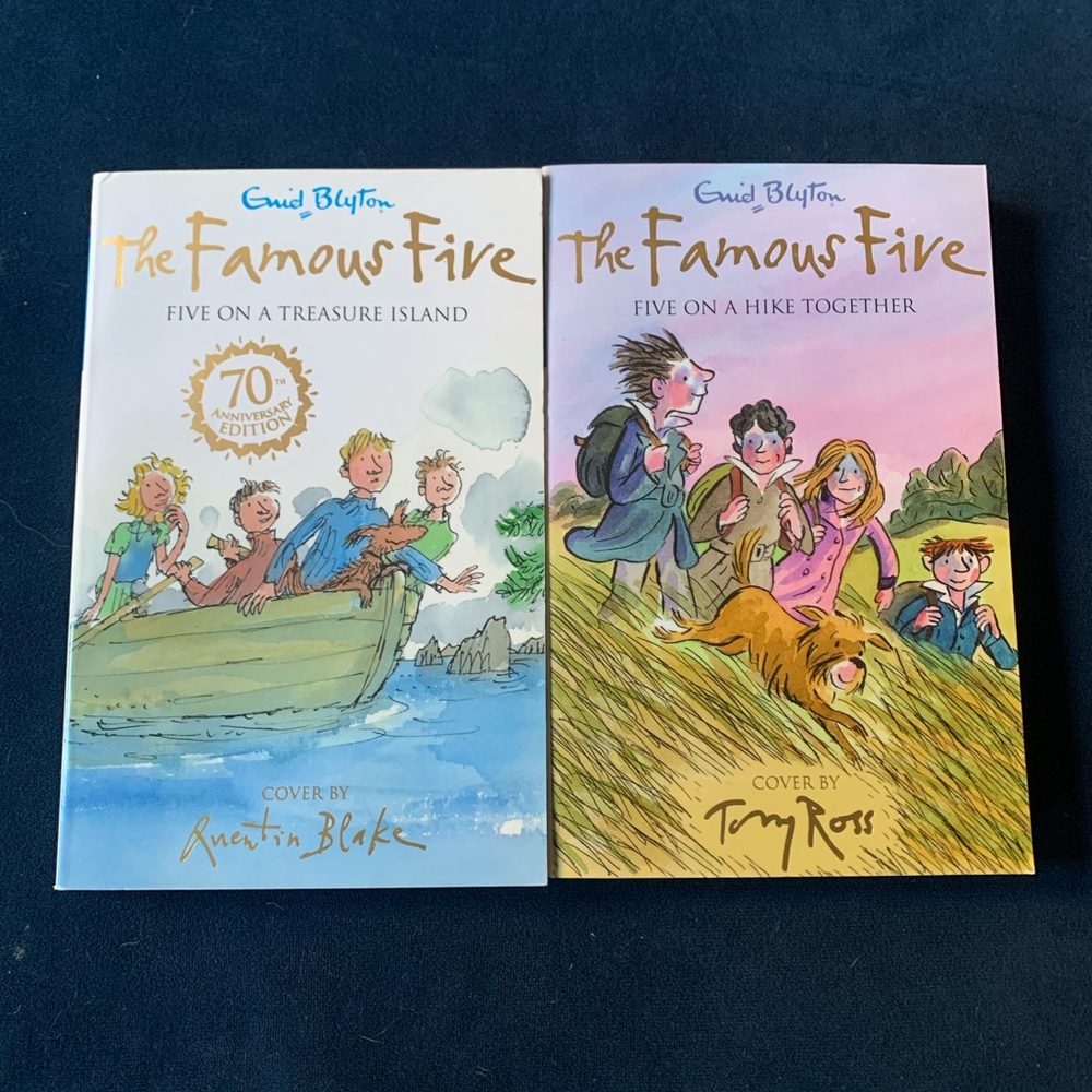 TWO BOOKS IN THE FABULOUS FIVE SERIES